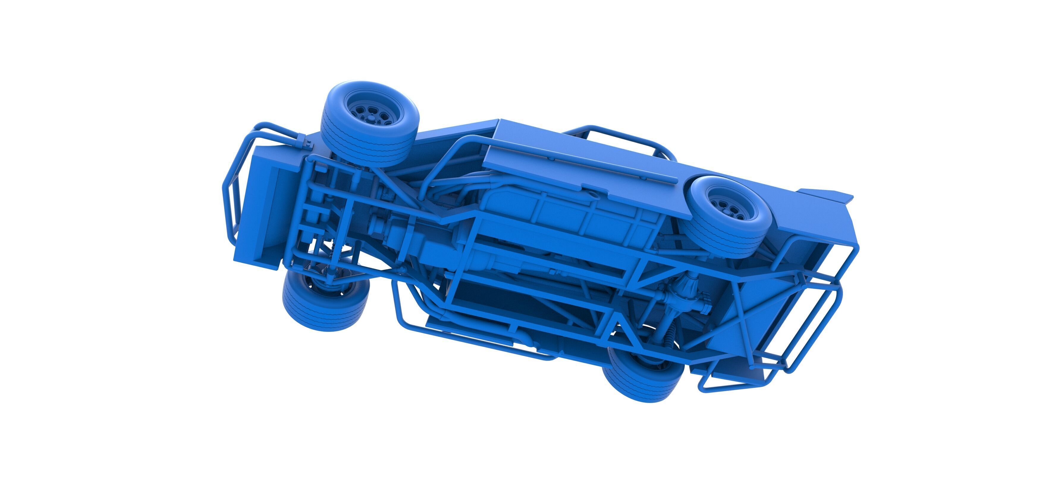 Asphalt Modified stock car Version 5 Scale 1 to 25 3D print model_30