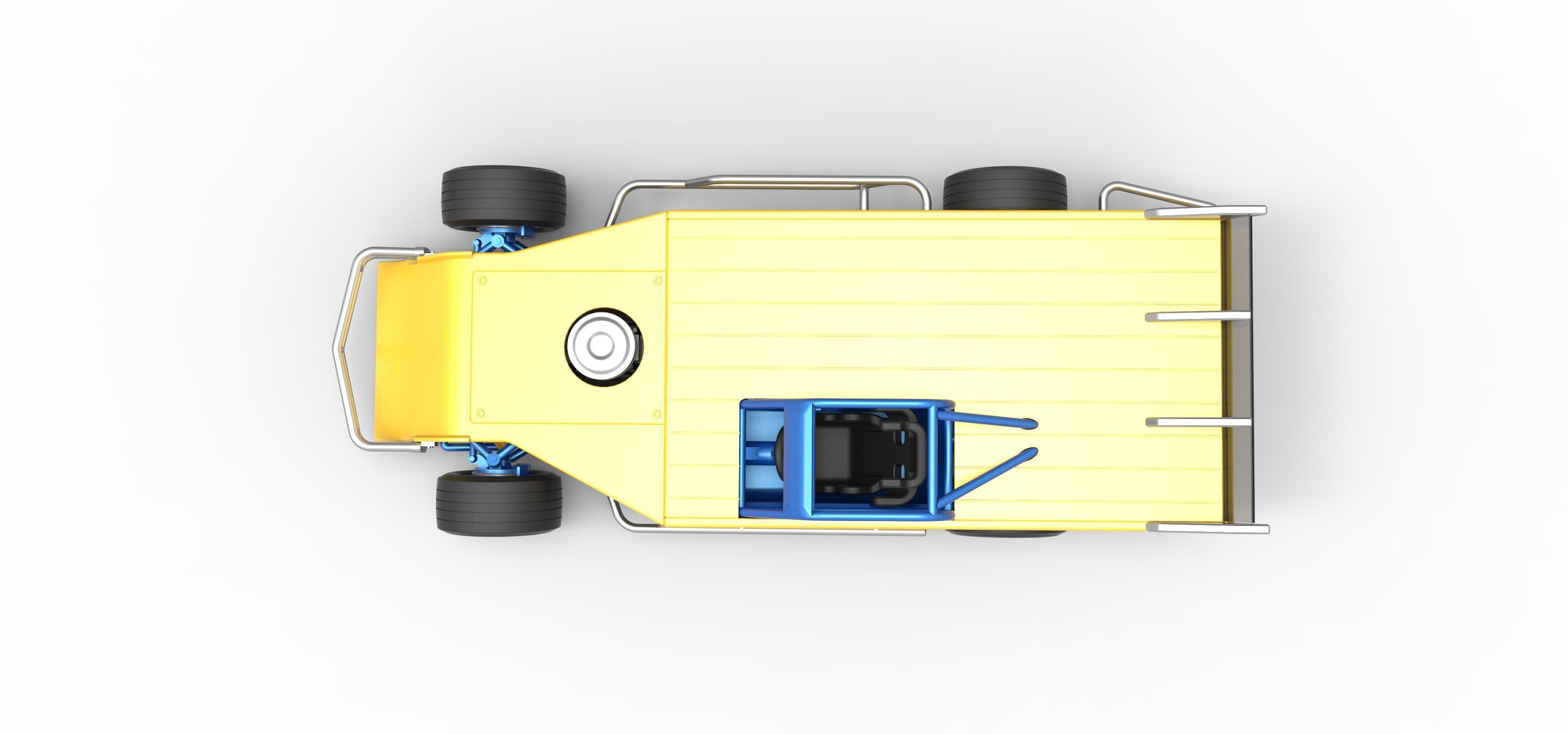 Asphalt Modified stock car Version 5 Scale 1 to 25 3D print model_11