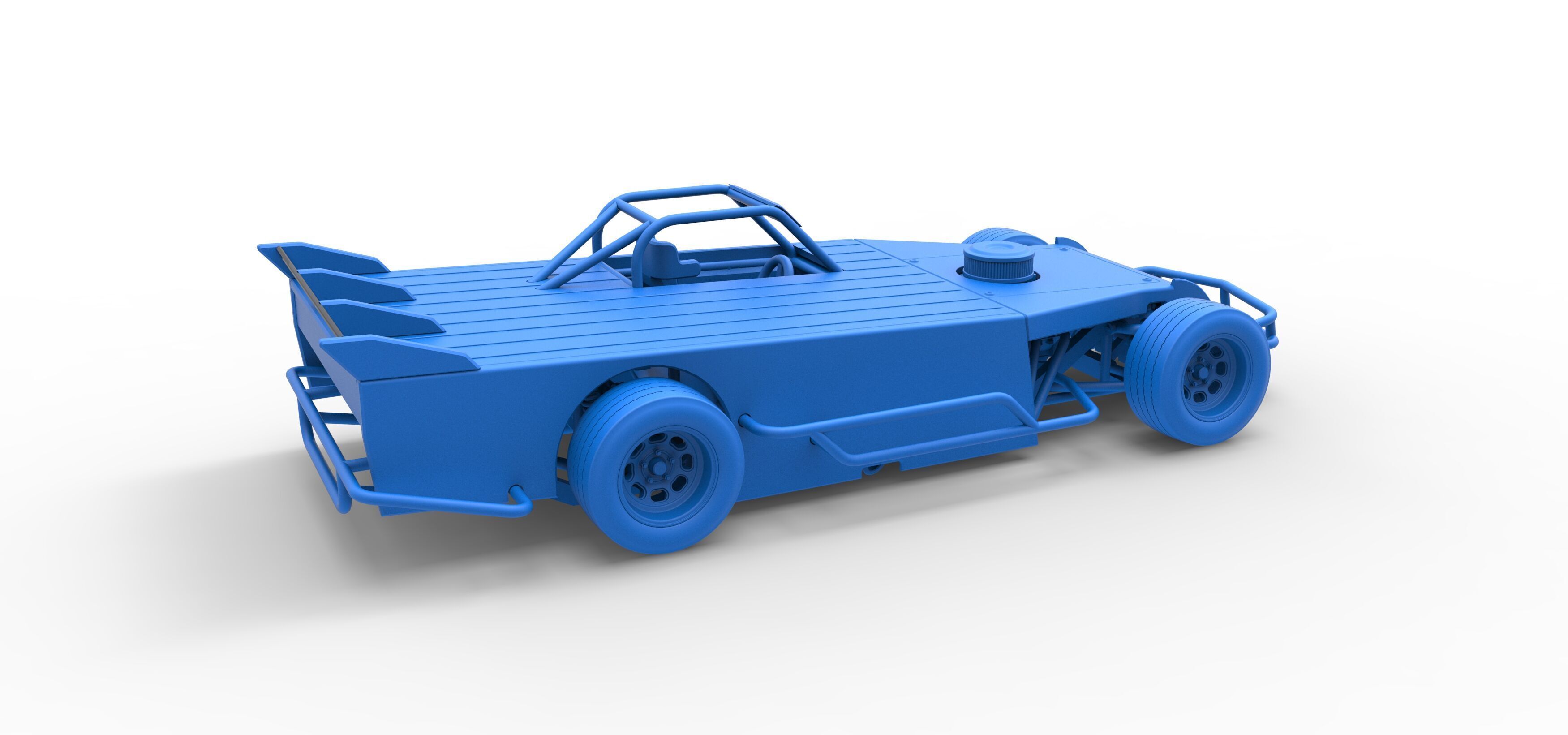 Asphalt Modified stock car Version 5 Scale 1 to 25 3D print model_50