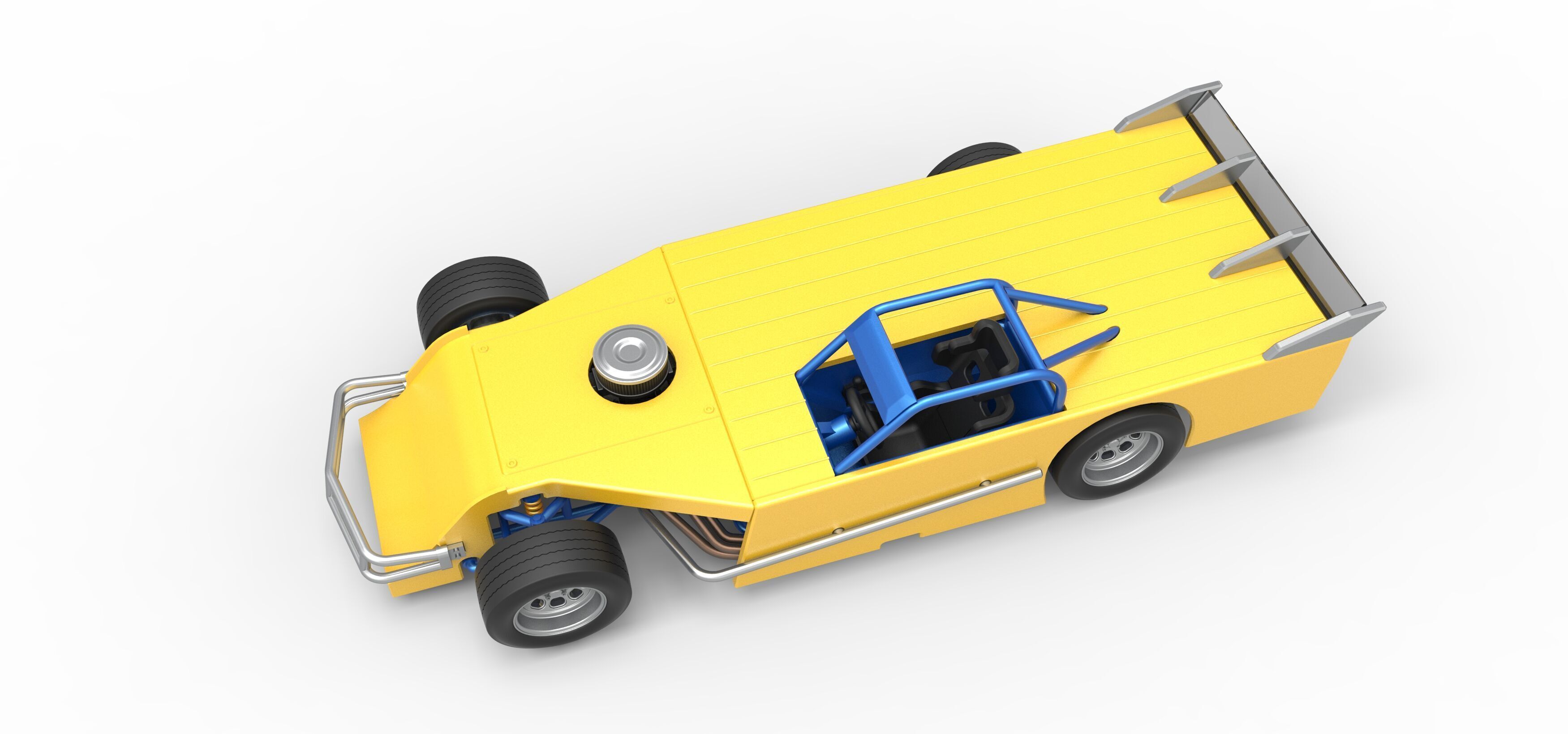 Asphalt Modified stock car Version 5 Scale 1 to 25 3D print model_4