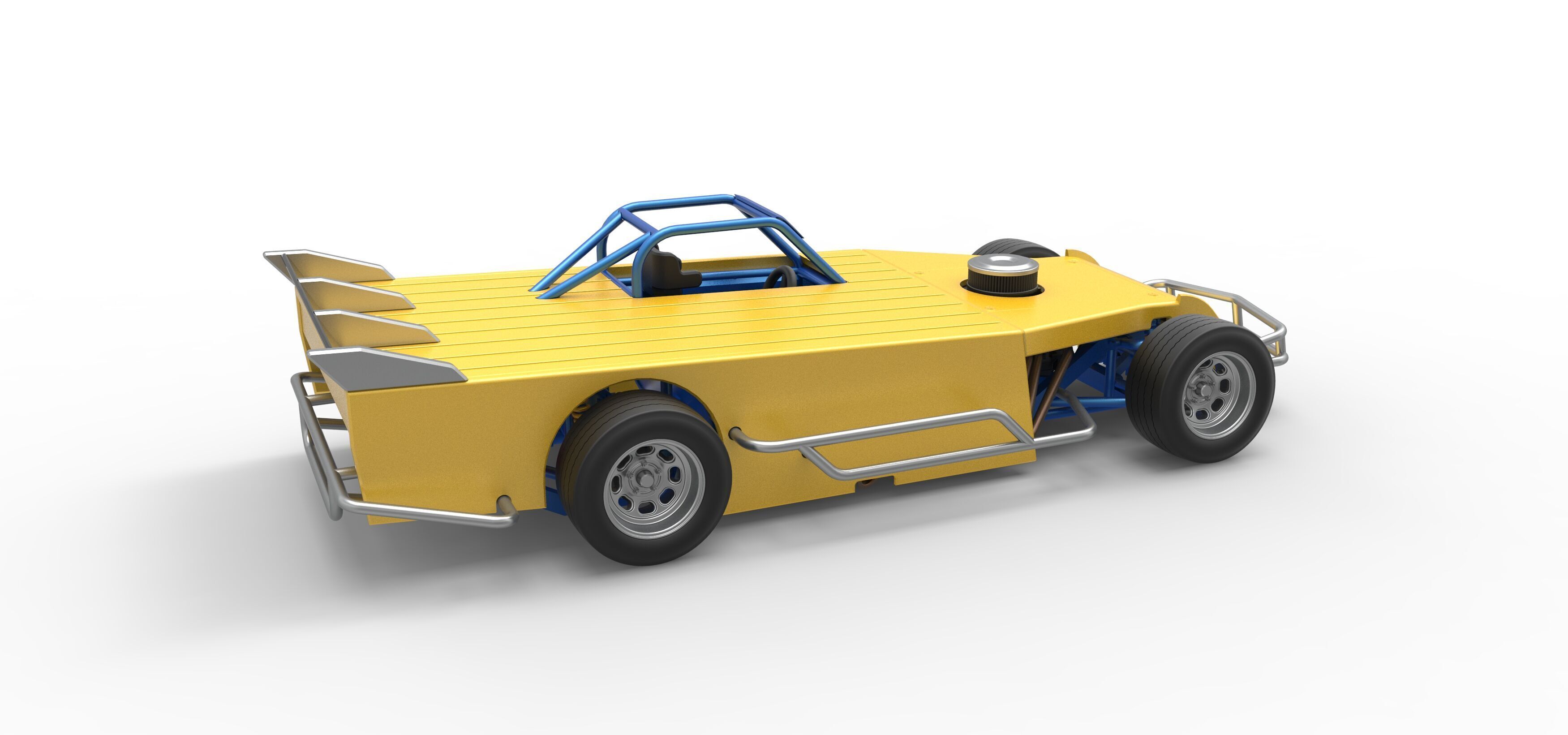 Asphalt Modified stock car Version 5 Scale 1 to 25 3D print model_20