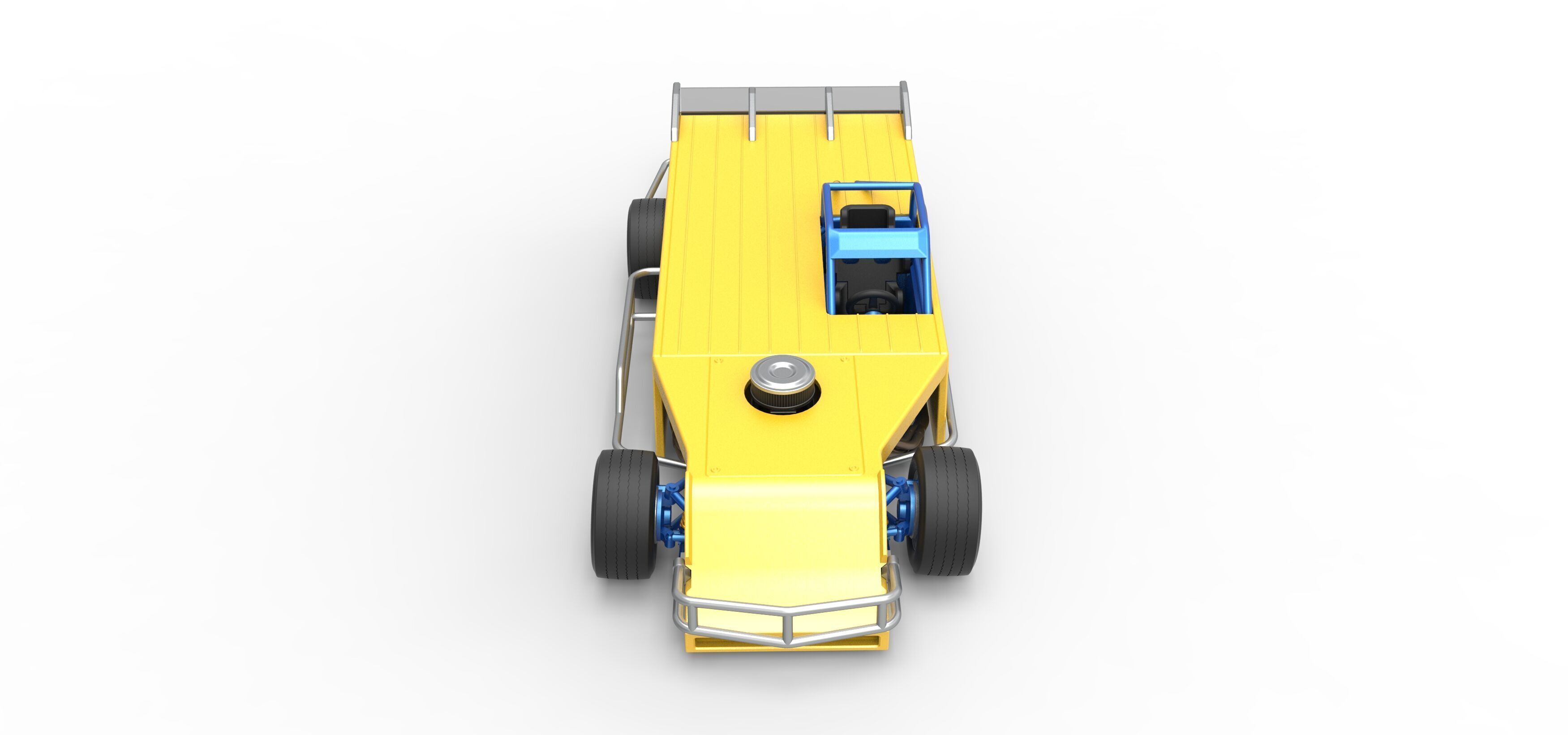 Asphalt Modified stock car Version 5 Scale 1 to 25 3D print model_8