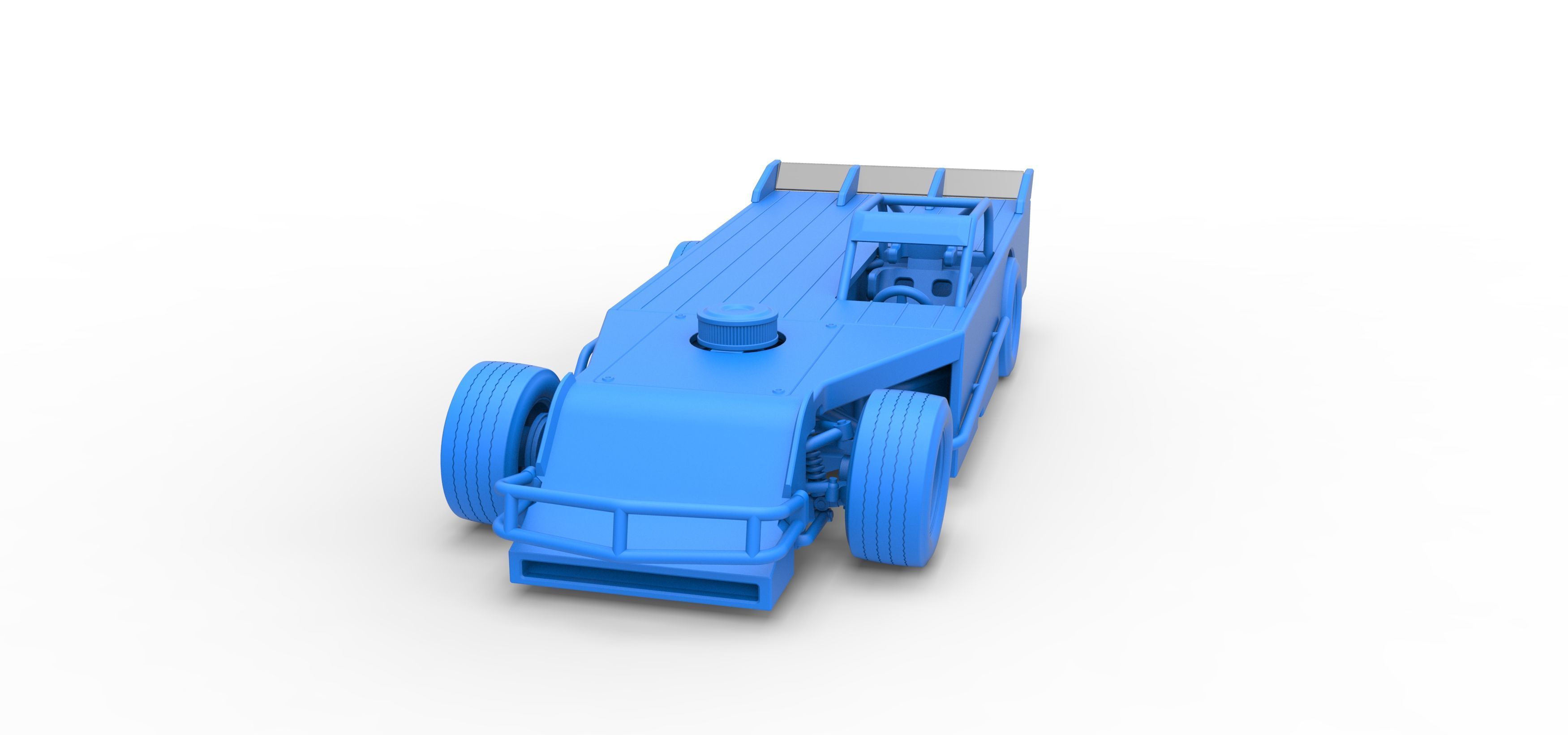 Asphalt Modified stock car Version 5 Scale 1 to 25 3D print model_35