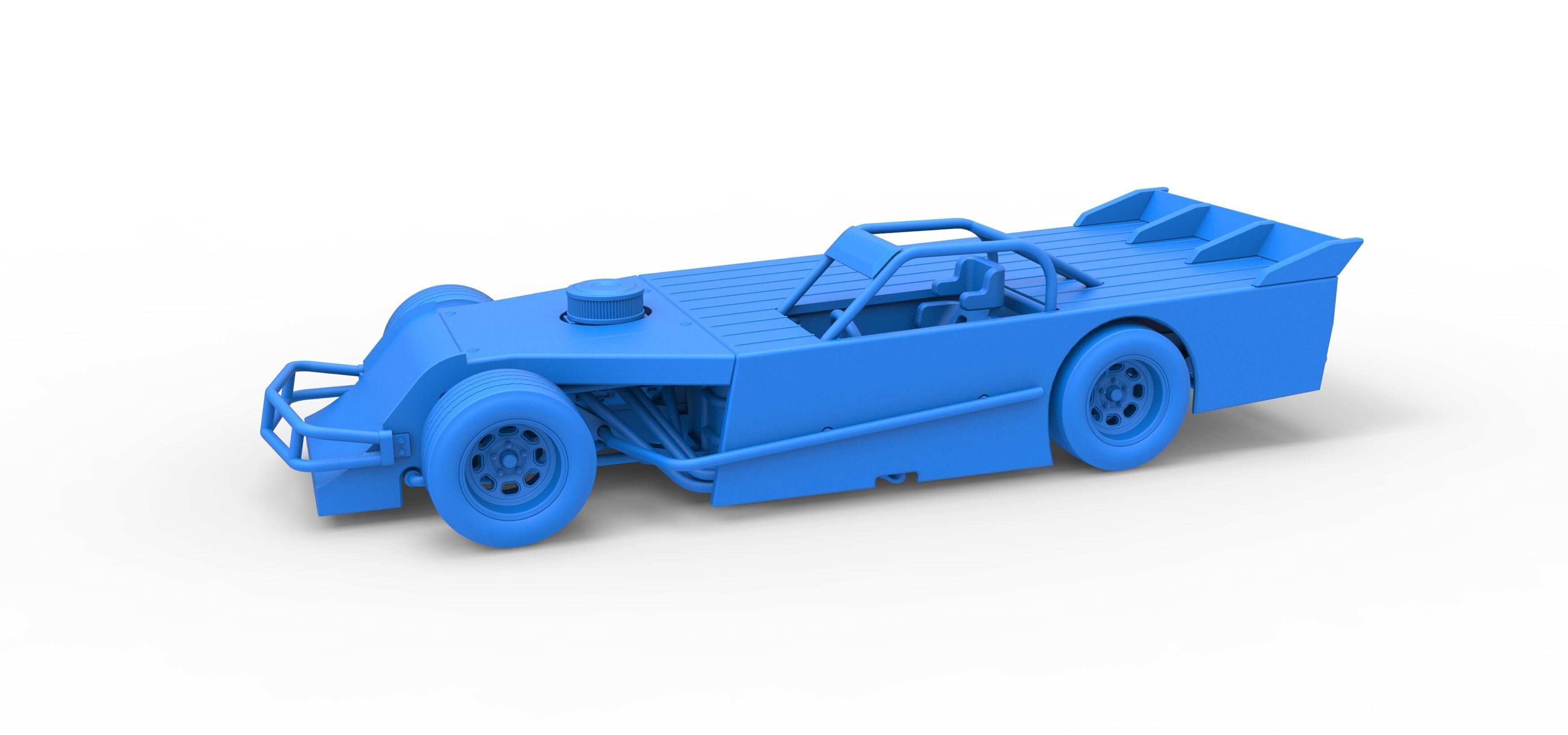 Asphalt Modified stock car Version 5 Scale 1 to 25 3D print model_28