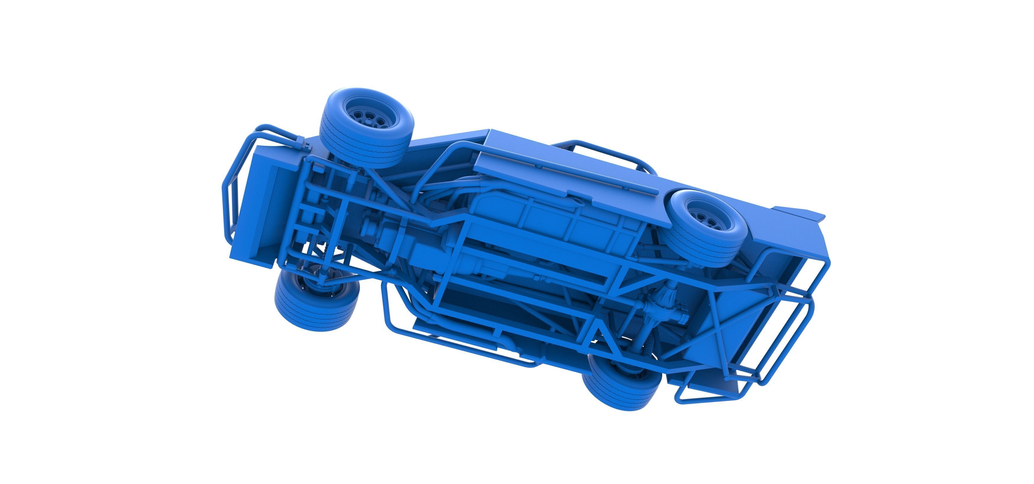 Asphalt Modified stock car Version 5 Scale 1 to 25 3D print model_33