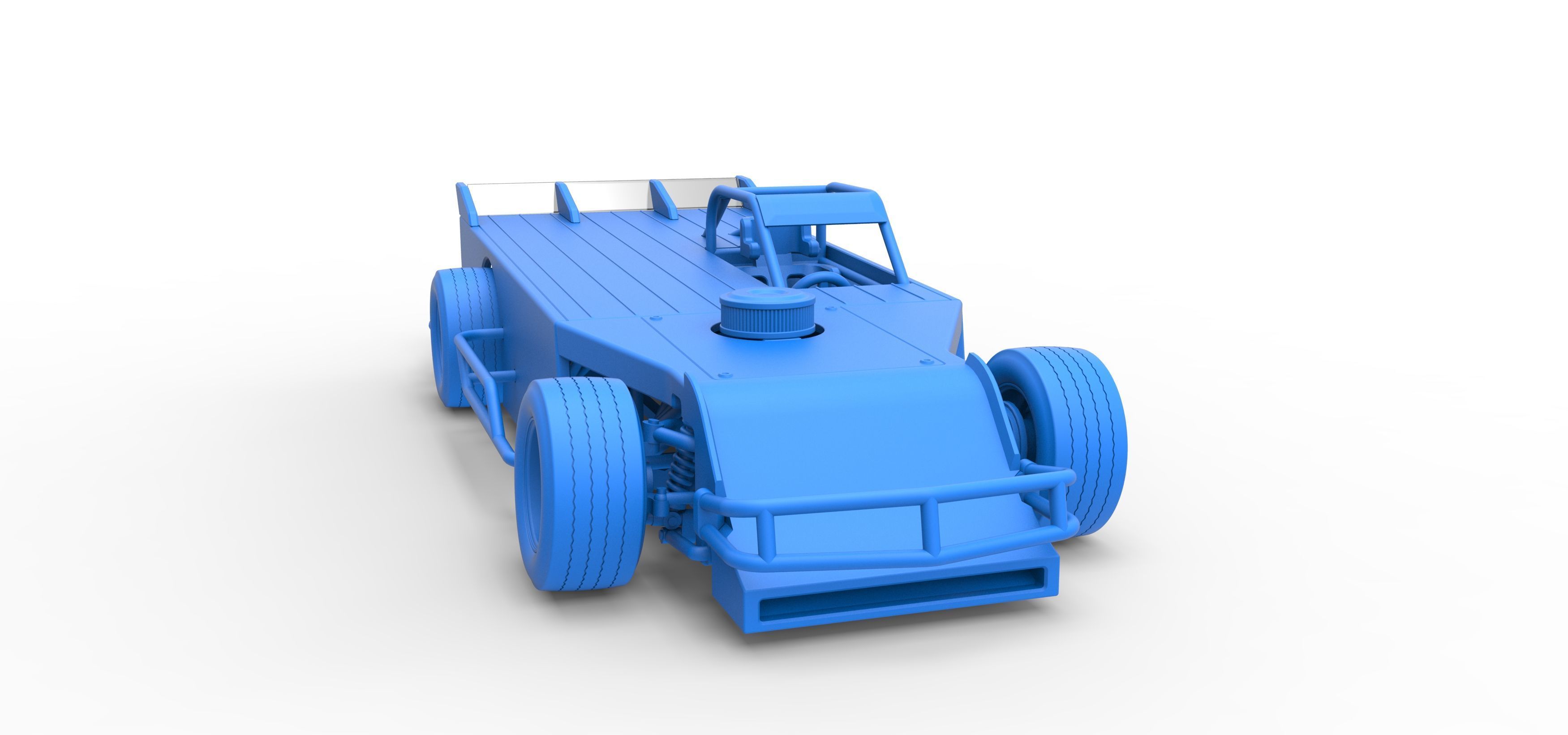 Asphalt Modified stock car Version 5 Scale 1 to 25 3D print model_56