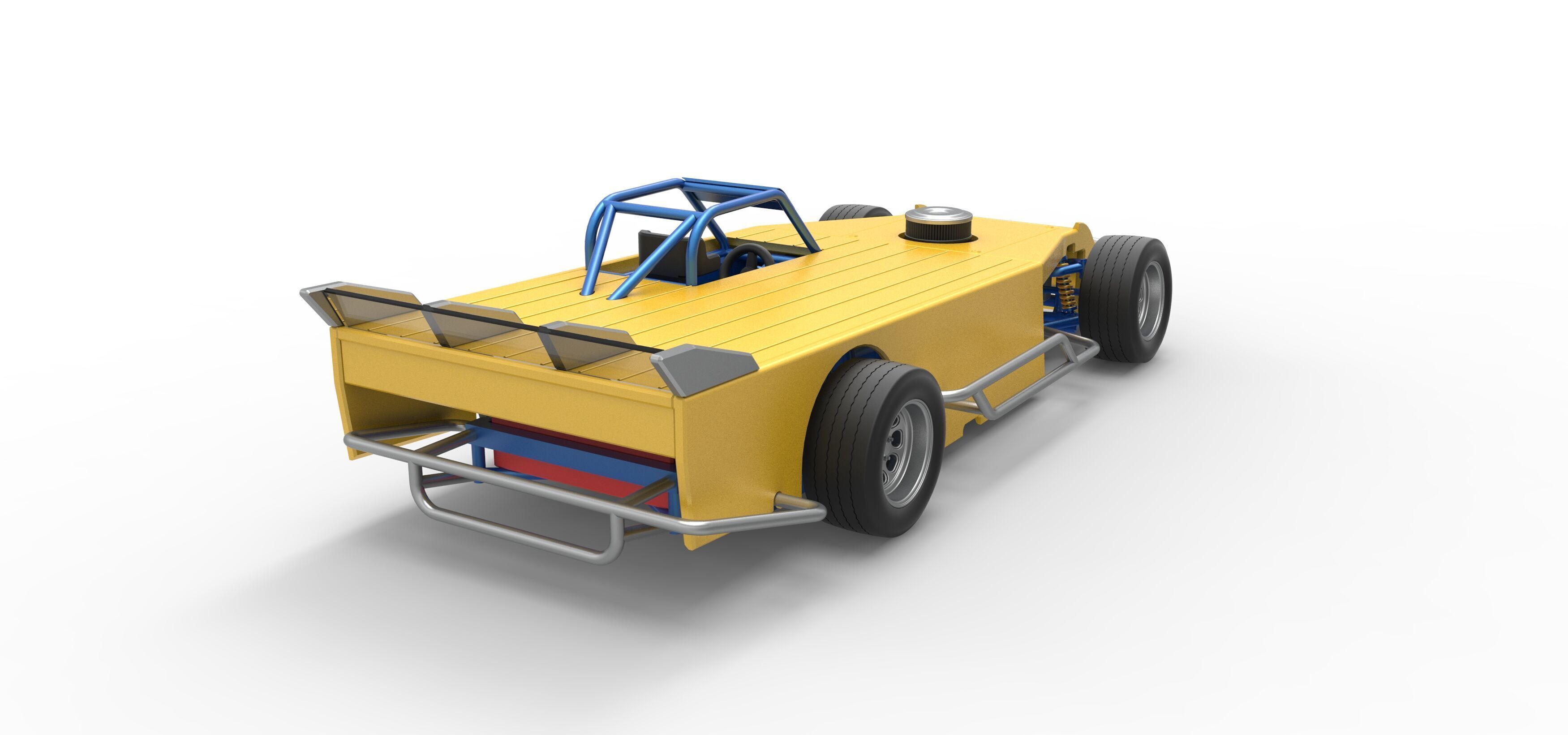 Asphalt Modified stock car Version 5 Scale 1 to 25 3D print model_18