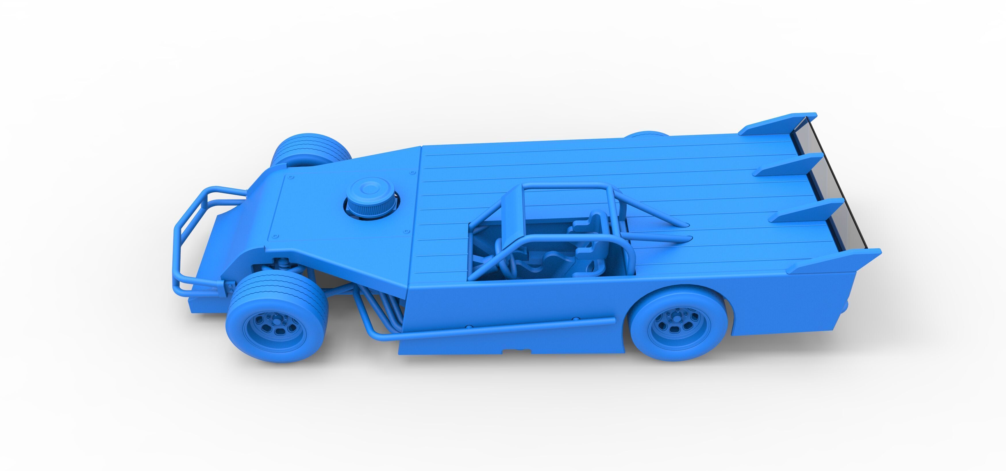 Asphalt Modified stock car Version 5 Scale 1 to 25 3D print model_40