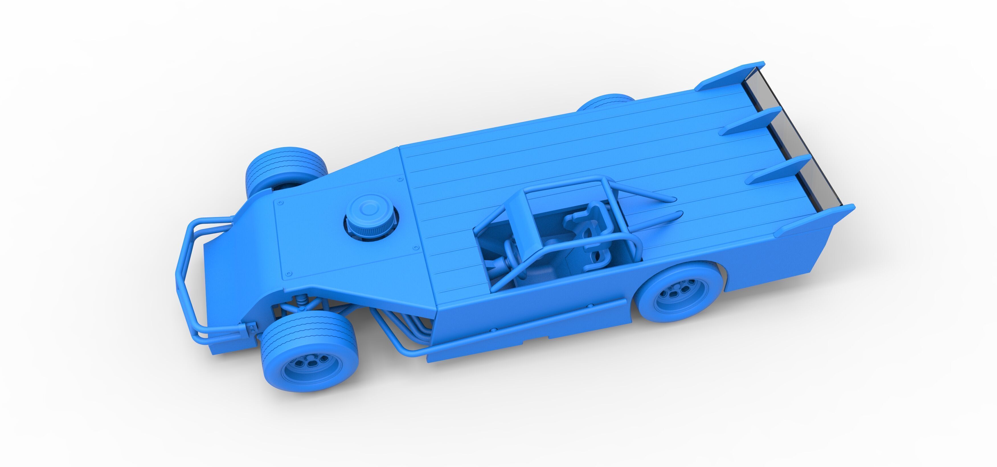 Asphalt Modified stock car Version 5 Scale 1 to 25 3D print model_34