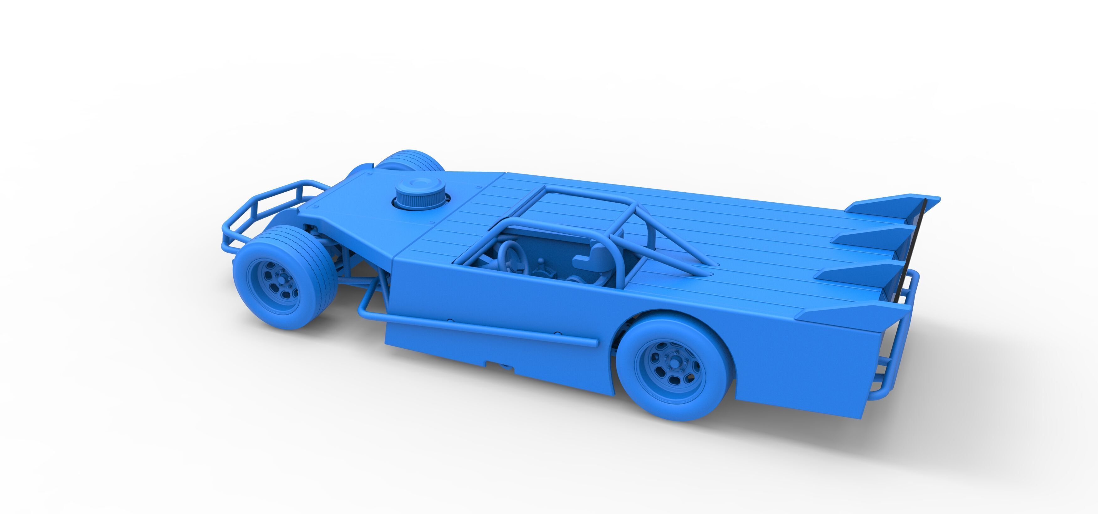 Asphalt Modified stock car Version 5 Scale 1 to 25 3D print model_42