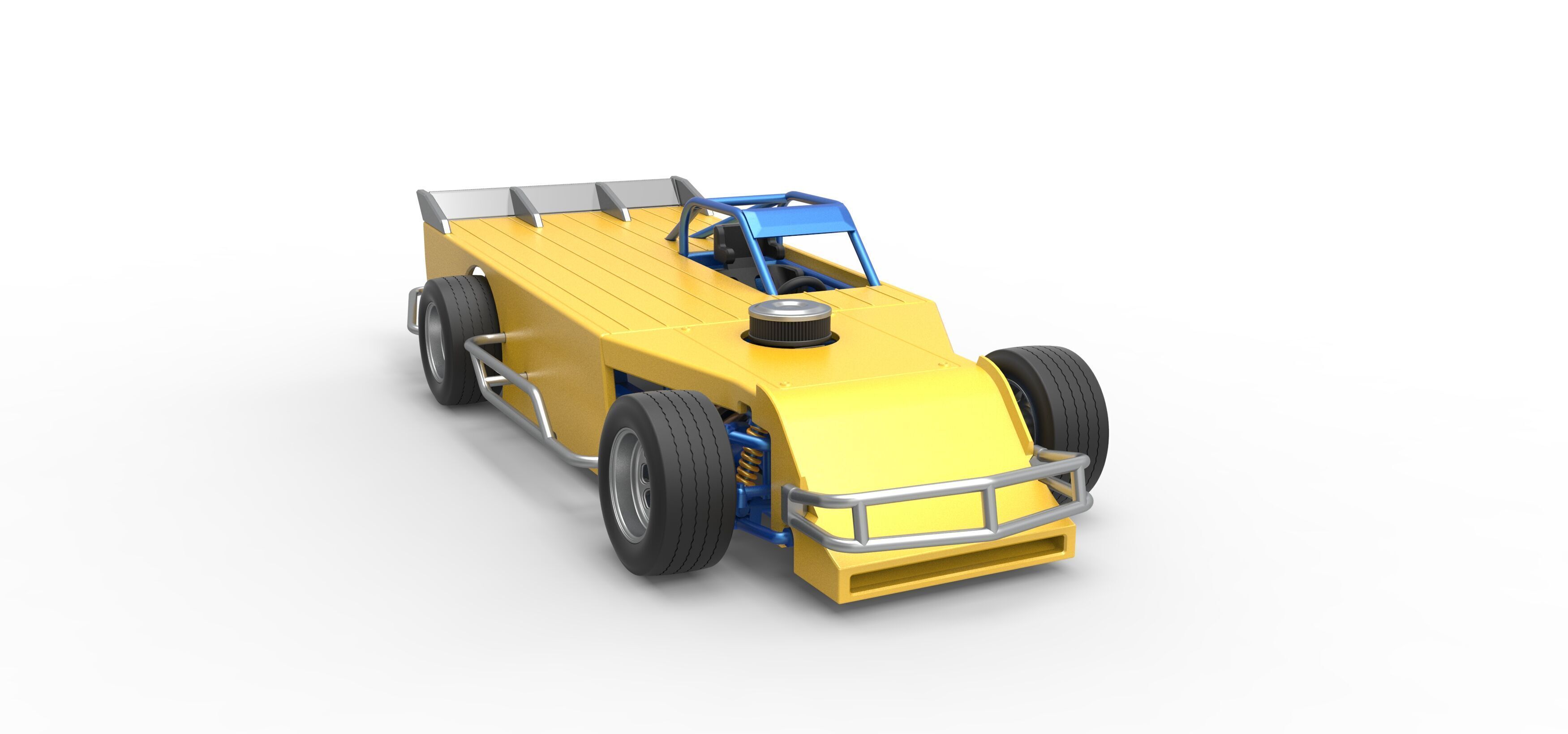 Asphalt Modified stock car Version 5 Scale 1 to 25 3D print model_26