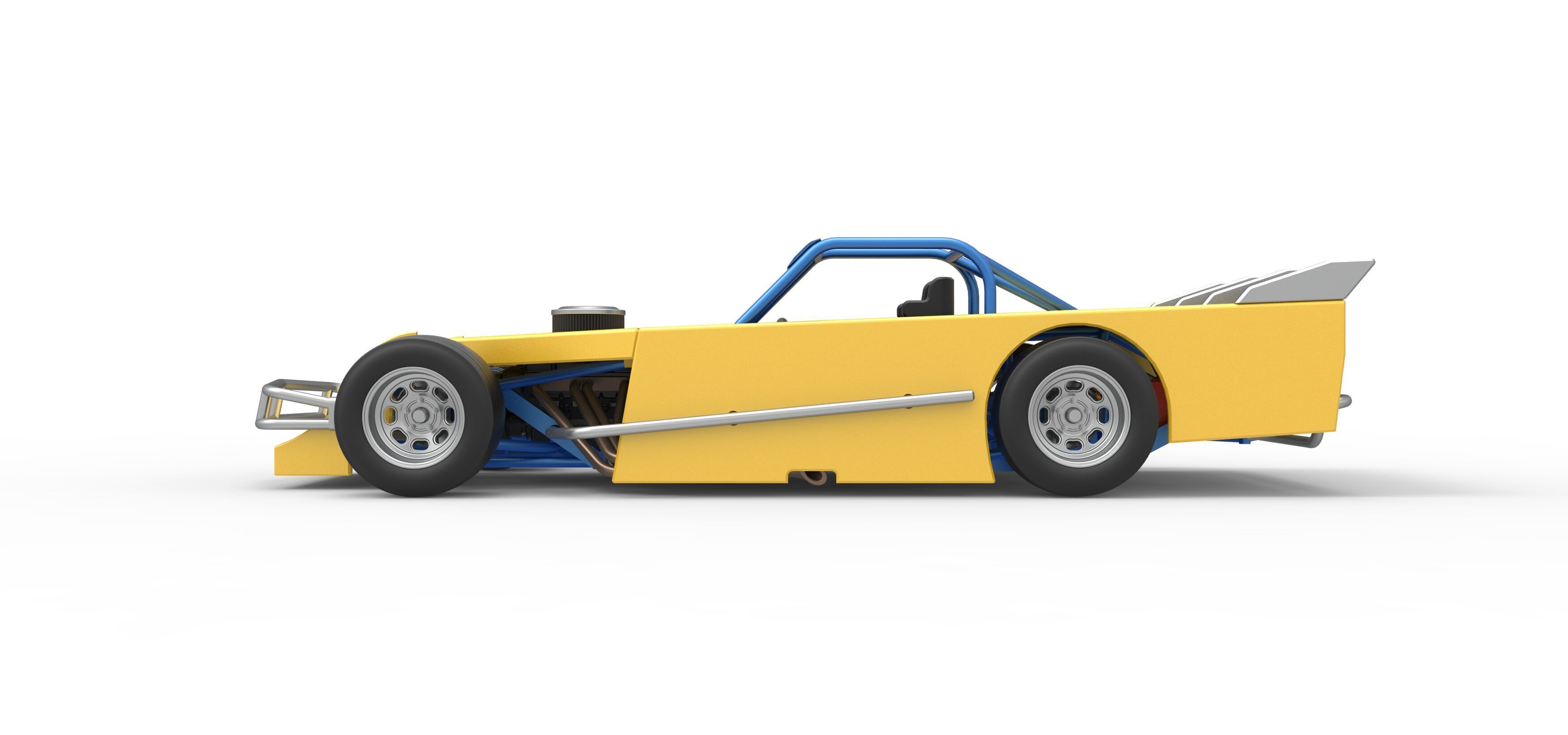 Asphalt Modified stock car Version 5 Scale 1 to 25 3D print model_9