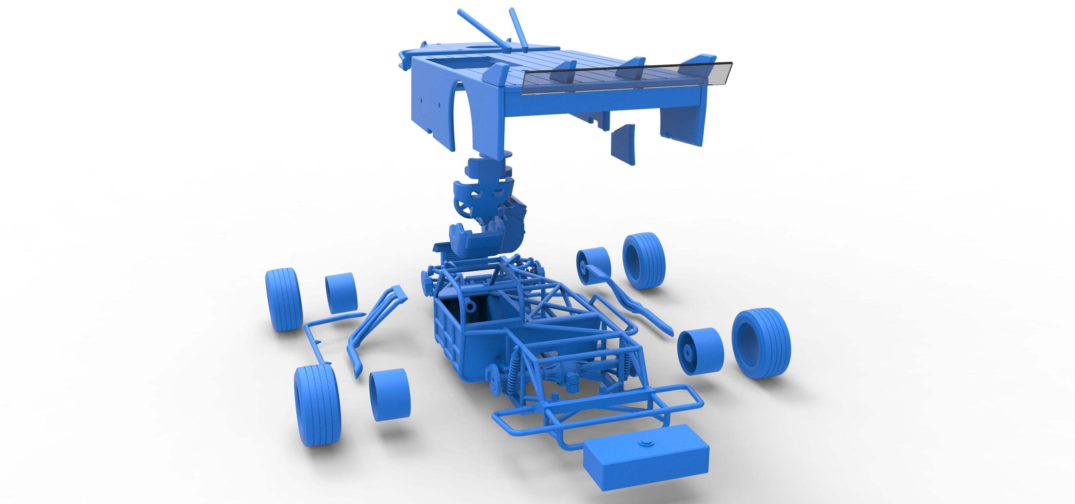 Asphalt Modified stock car Version 5 Scale 1 to 25 3D print model_65