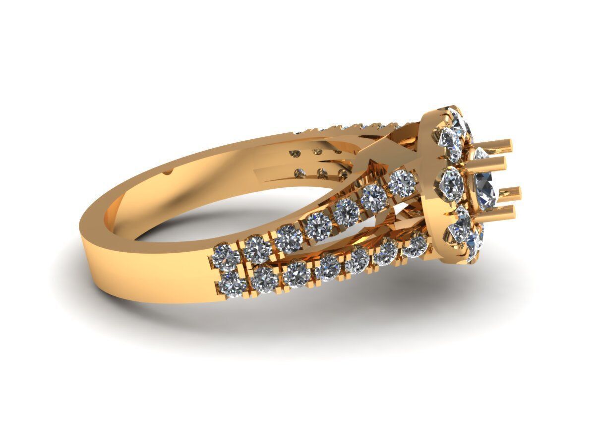 Engagement Dimond Ring Model for Making 3D model  3D print model_4