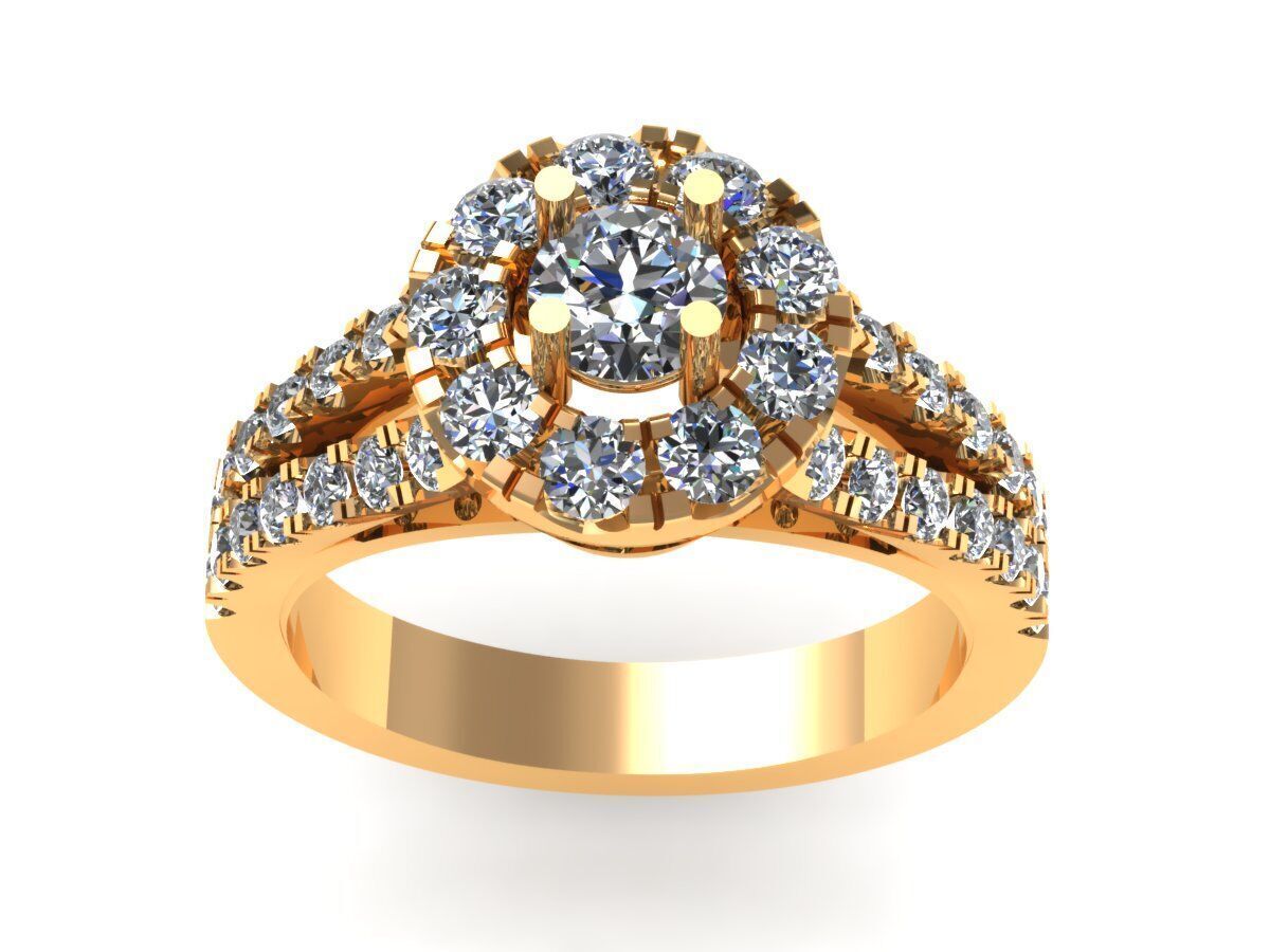 Engagement Dimond Ring Model for Making 3D model  3D print model_7