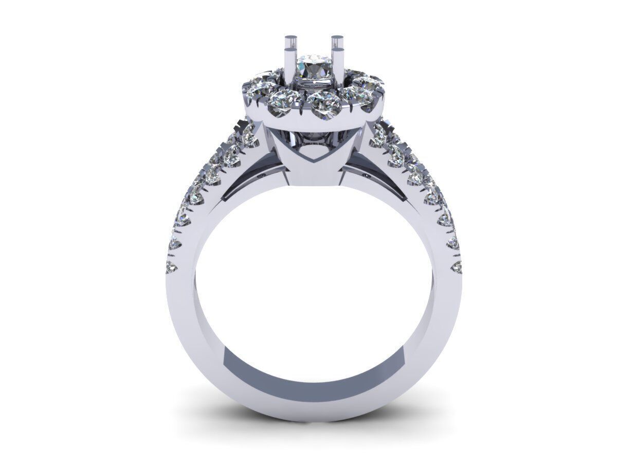 Engagement Dimond Ring Model for Making 3D model  3D print model_1