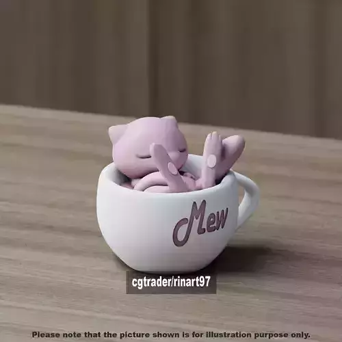 mew chill cup 3D print model