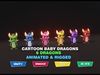 Cartoon Baby Dragons 3D Model 5 Music Tracks 36 Sound Effects Low-poly 3D model_2