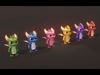 Cartoon Baby Dragons 3D Model 5 Music Tracks 36 Sound Effects Low-poly 3D model_4