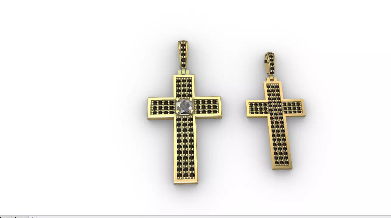 conjunto 2 cruces -v- 3D print model
