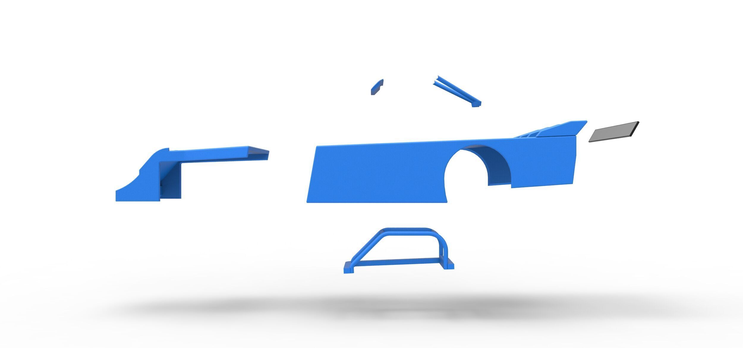 Shell of Asphalt Modified stock car V4 Scale 1 to 25 3D print model_21