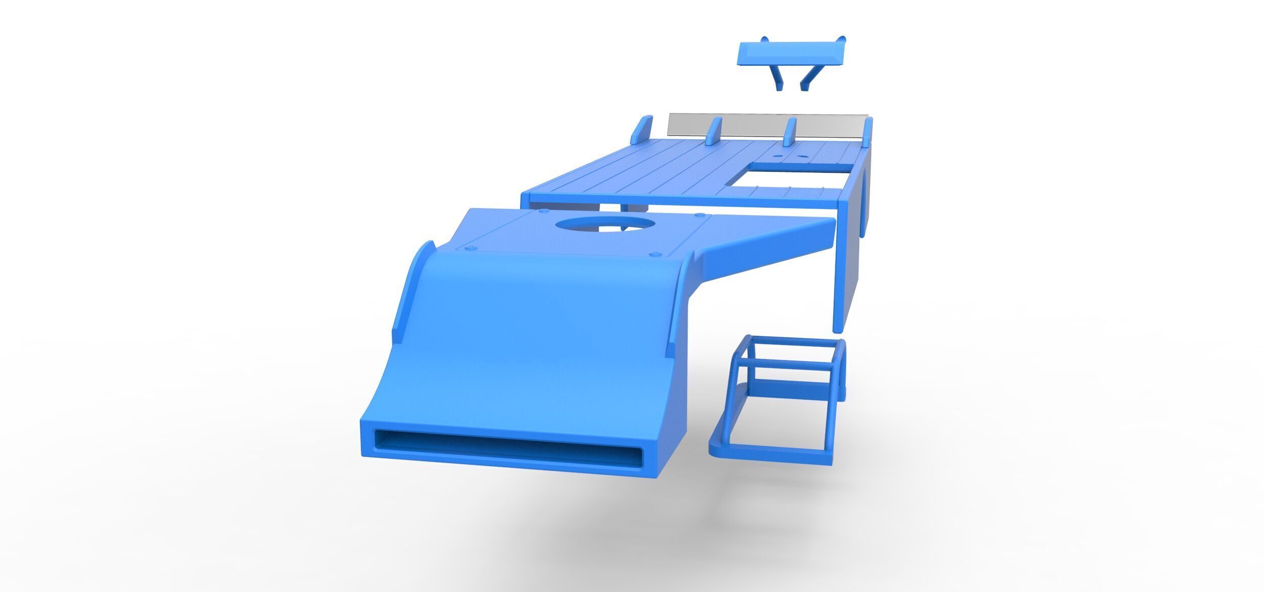 Shell of Asphalt Modified stock car V4 Scale 1 to 25 3D print model_20