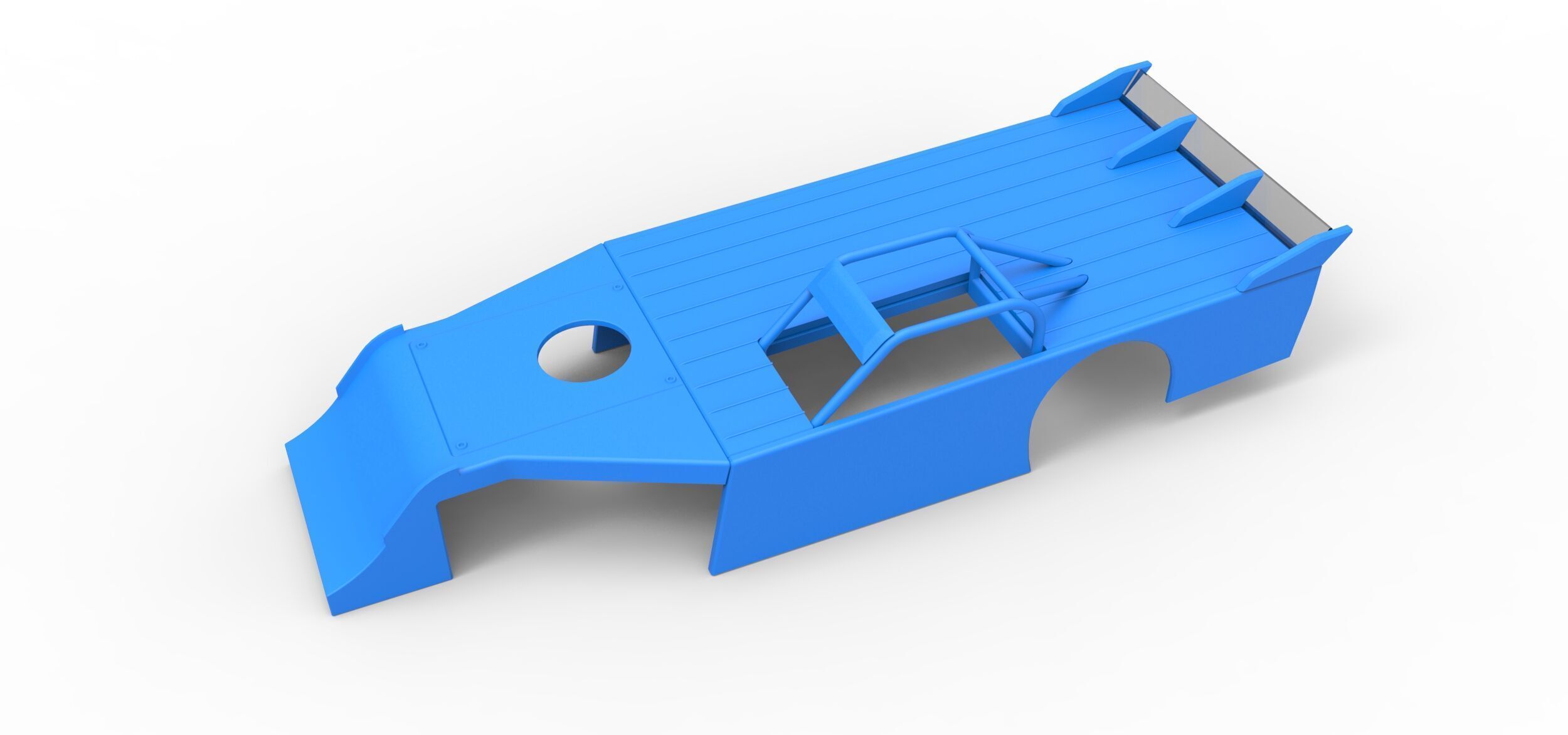 Shell of Asphalt Modified stock car V4 Scale 1 to 25 3D print model_1