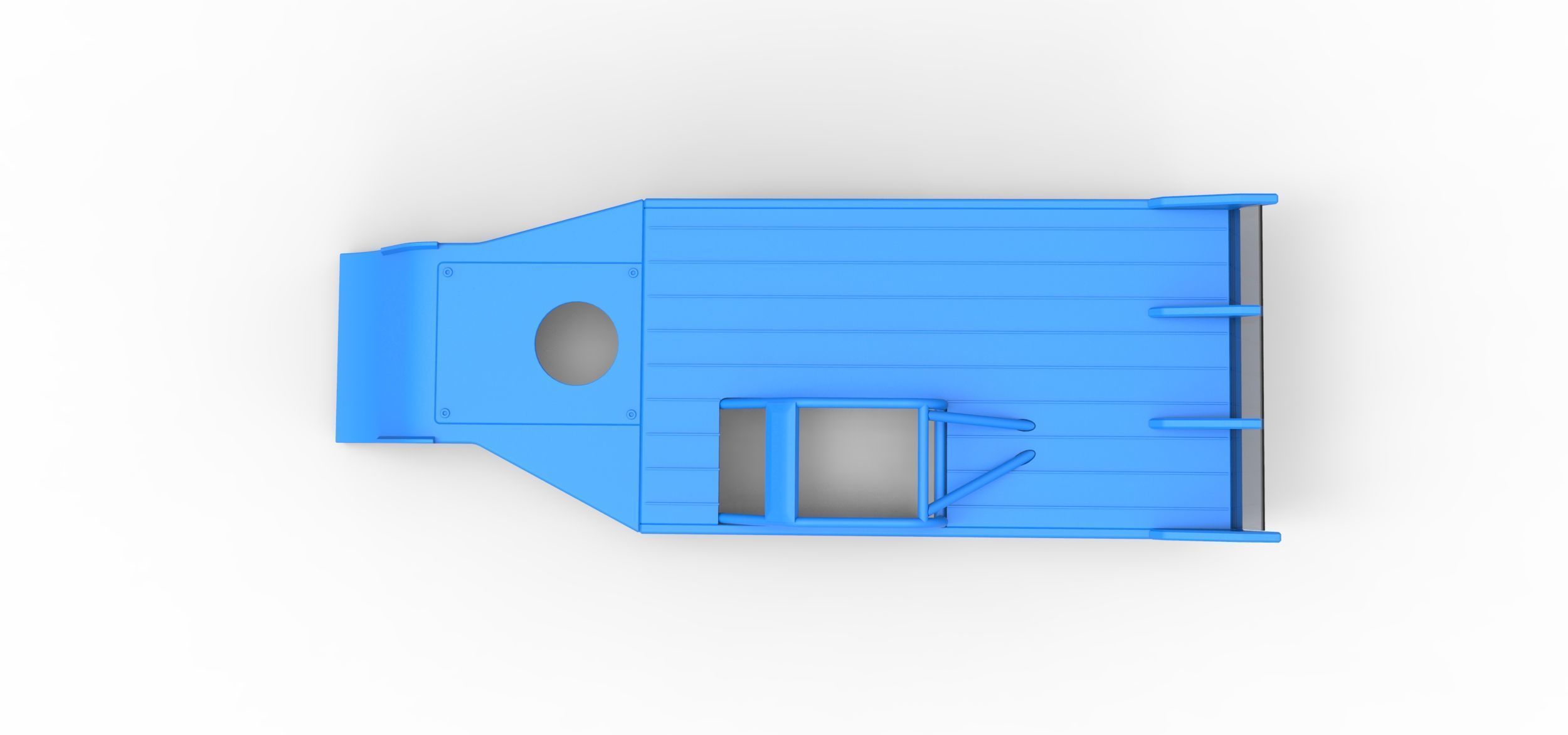 Shell of Asphalt Modified stock car V4 Scale 1 to 25 3D print model_8