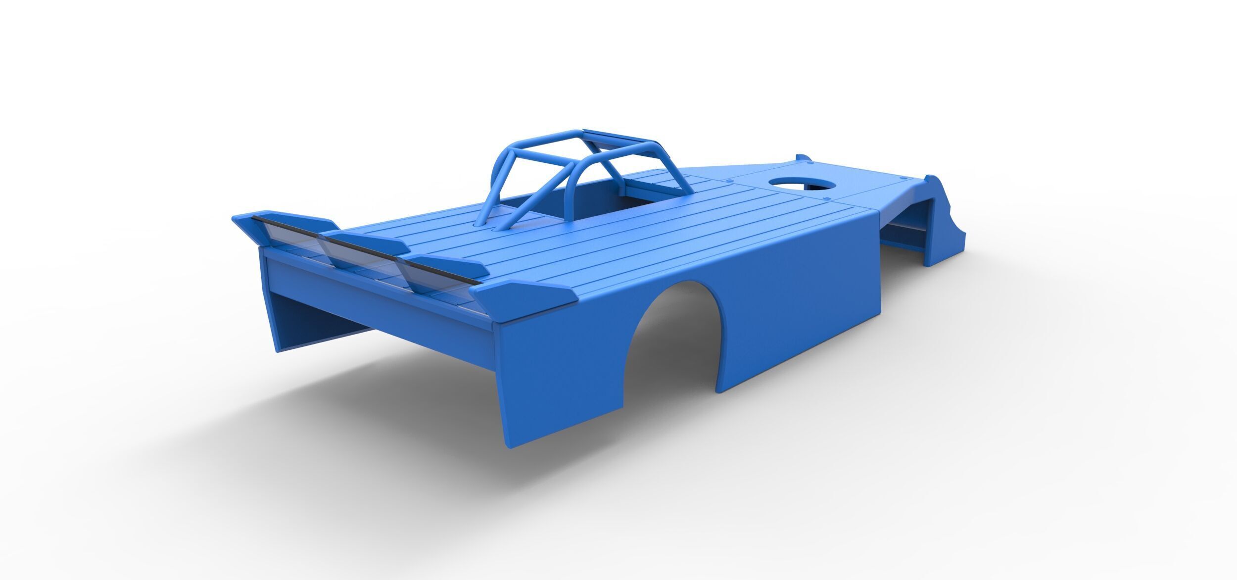 Shell of Asphalt Modified stock car V4 Scale 1 to 25 3D print model_13