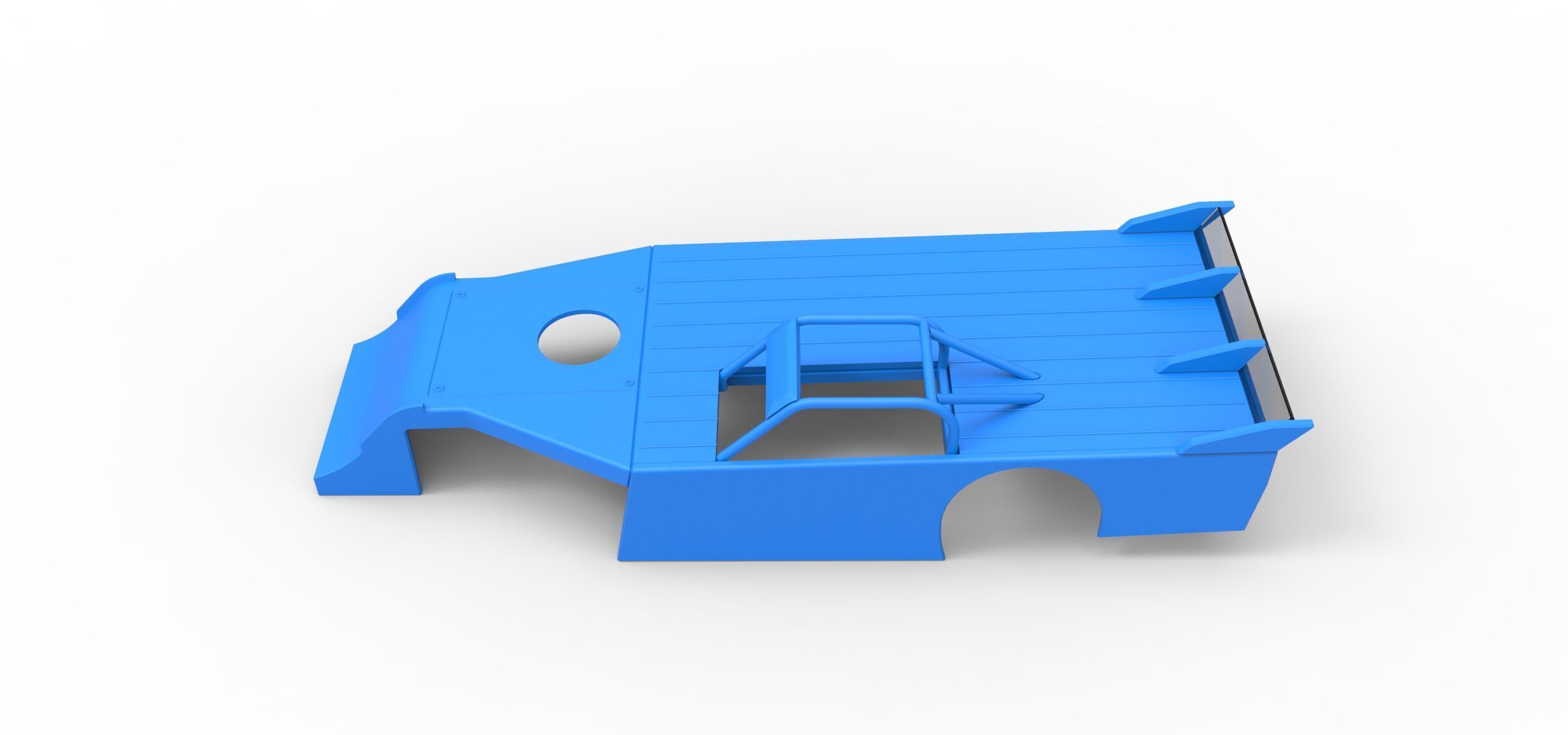 Shell of Asphalt Modified stock car V4 Scale 1 to 25 3D print model_7