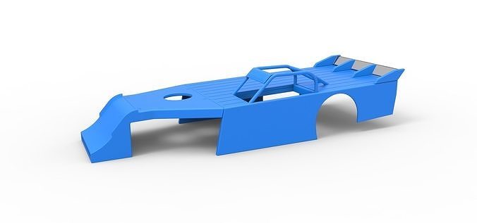 Shell of Asphalt Modified stock car V4 Scale 1 to 25 3D print model