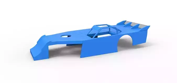 Shell of Asphalt Modified stock car V4 Scale 1 to 25 3D print model