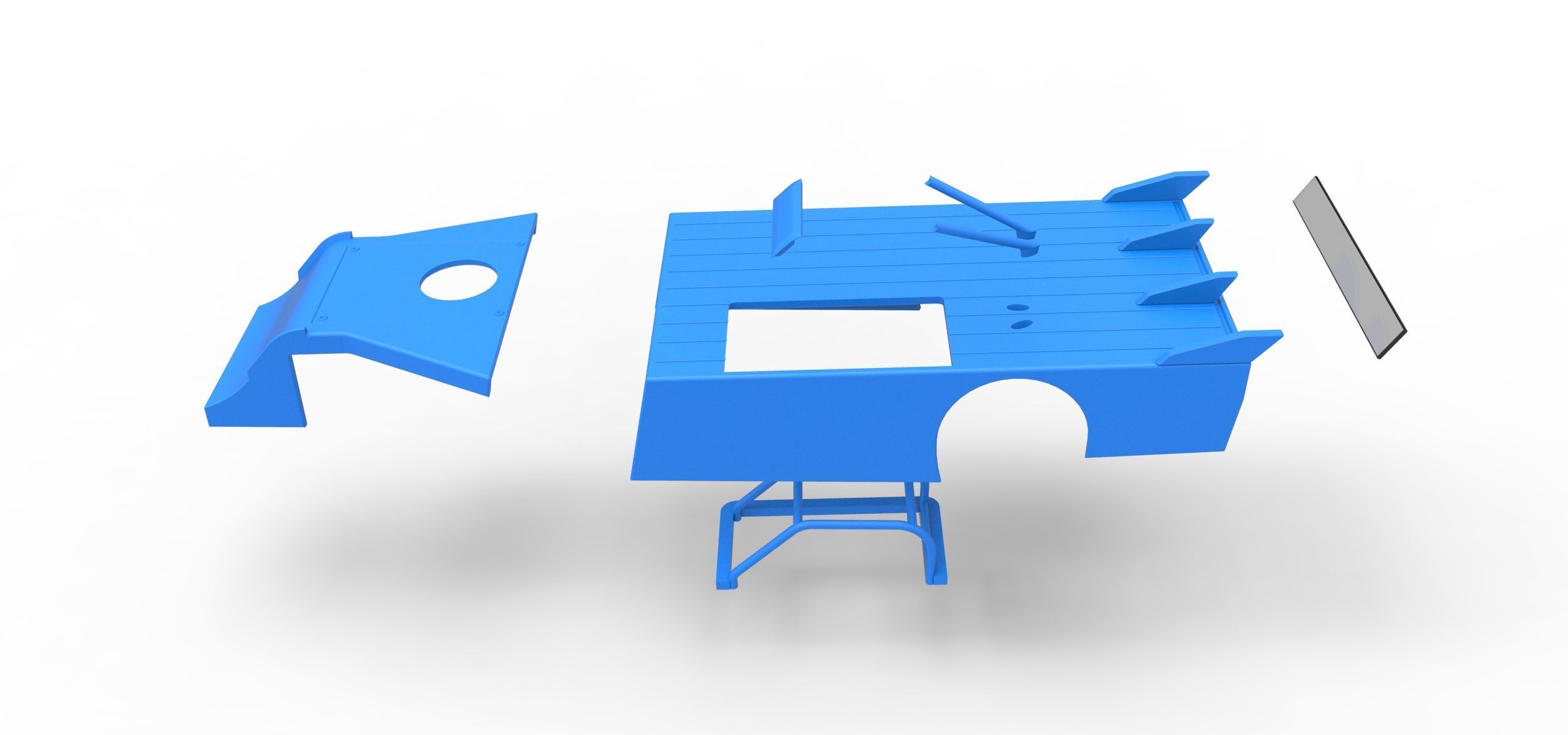 Shell of Asphalt Modified stock car V4 Scale 1 to 25 3D print model_22