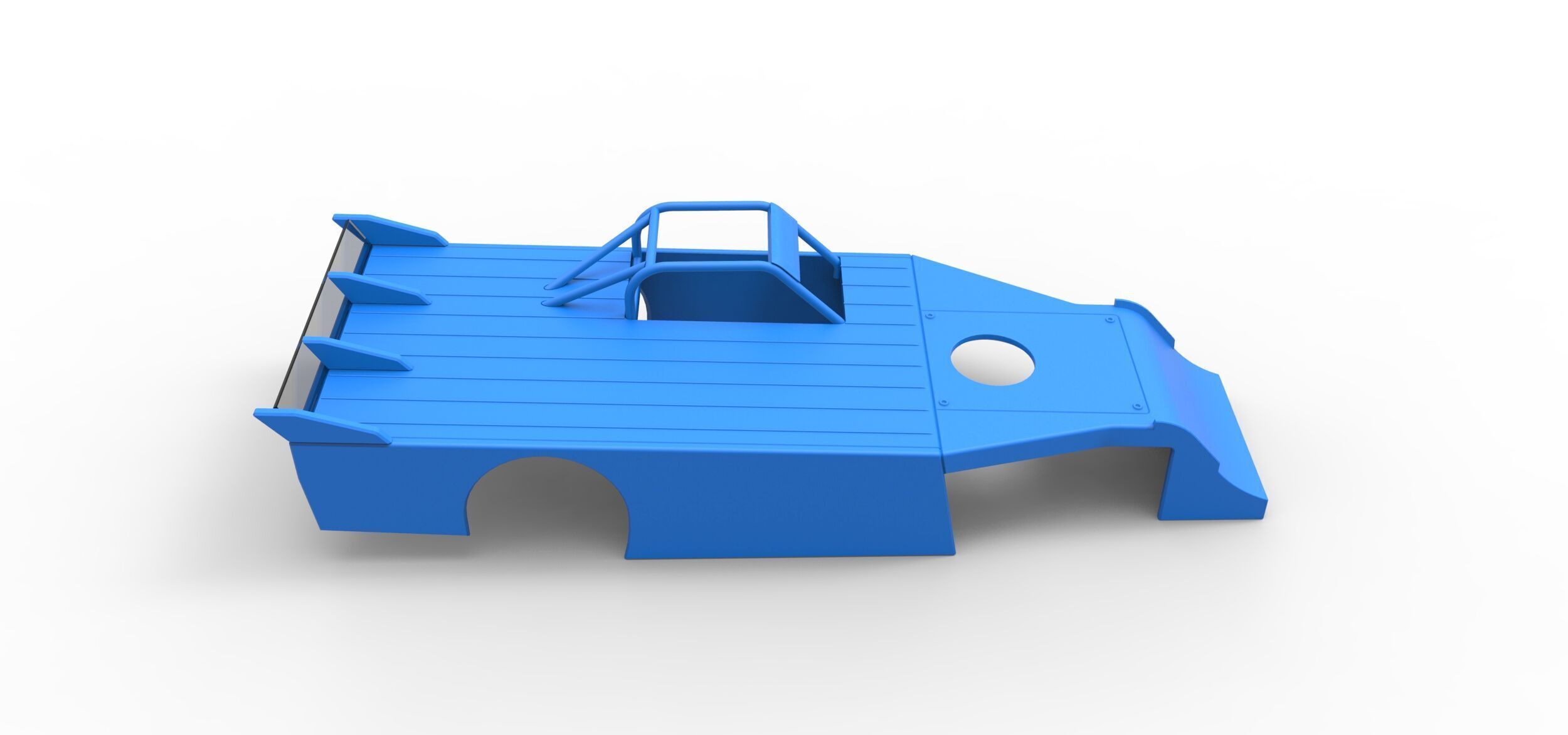 Shell of Asphalt Modified stock car V4 Scale 1 to 25 3D print model_15