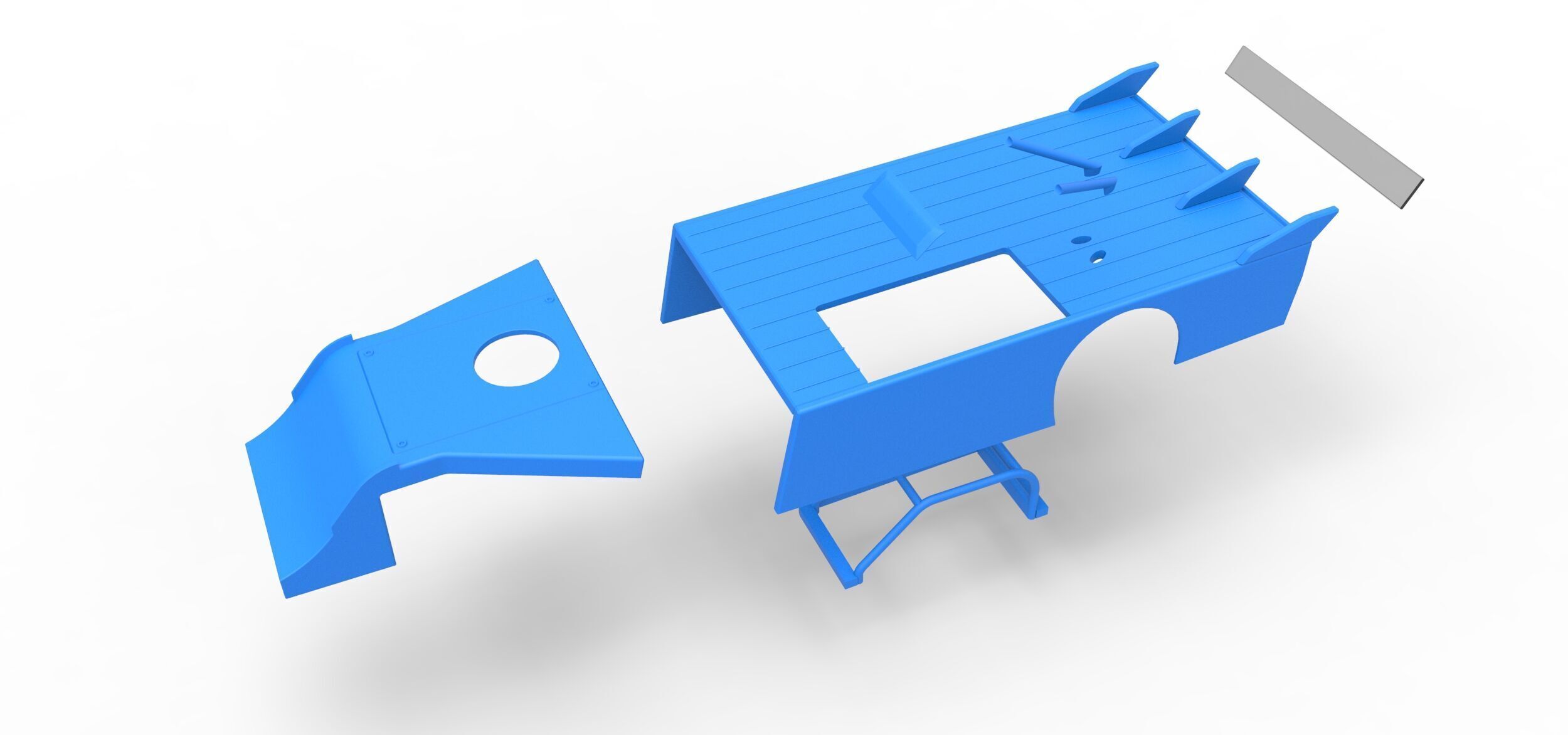 Shell of Asphalt Modified stock car V4 Scale 1 to 25 3D print model_18