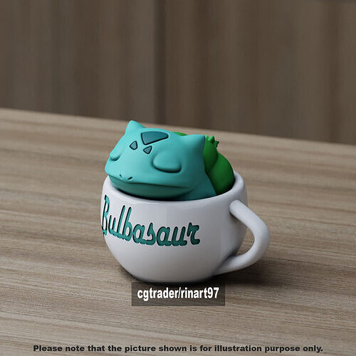 Bulbasaur chill cup 3D print model