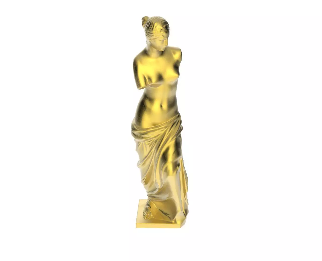 Scanned Venus de Milo Statue 3D print model_0