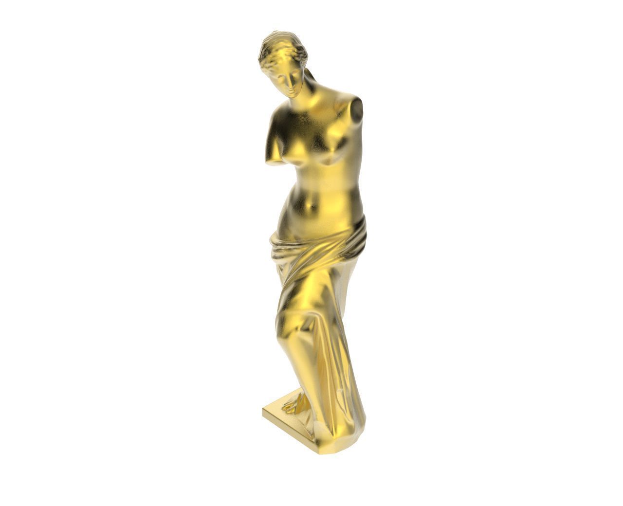 Scanned Venus de Milo Statue 3D print model_7
