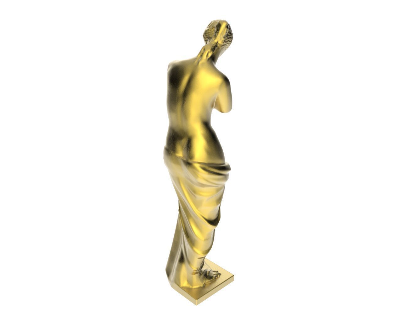Scanned Venus de Milo Statue 3D print model_4