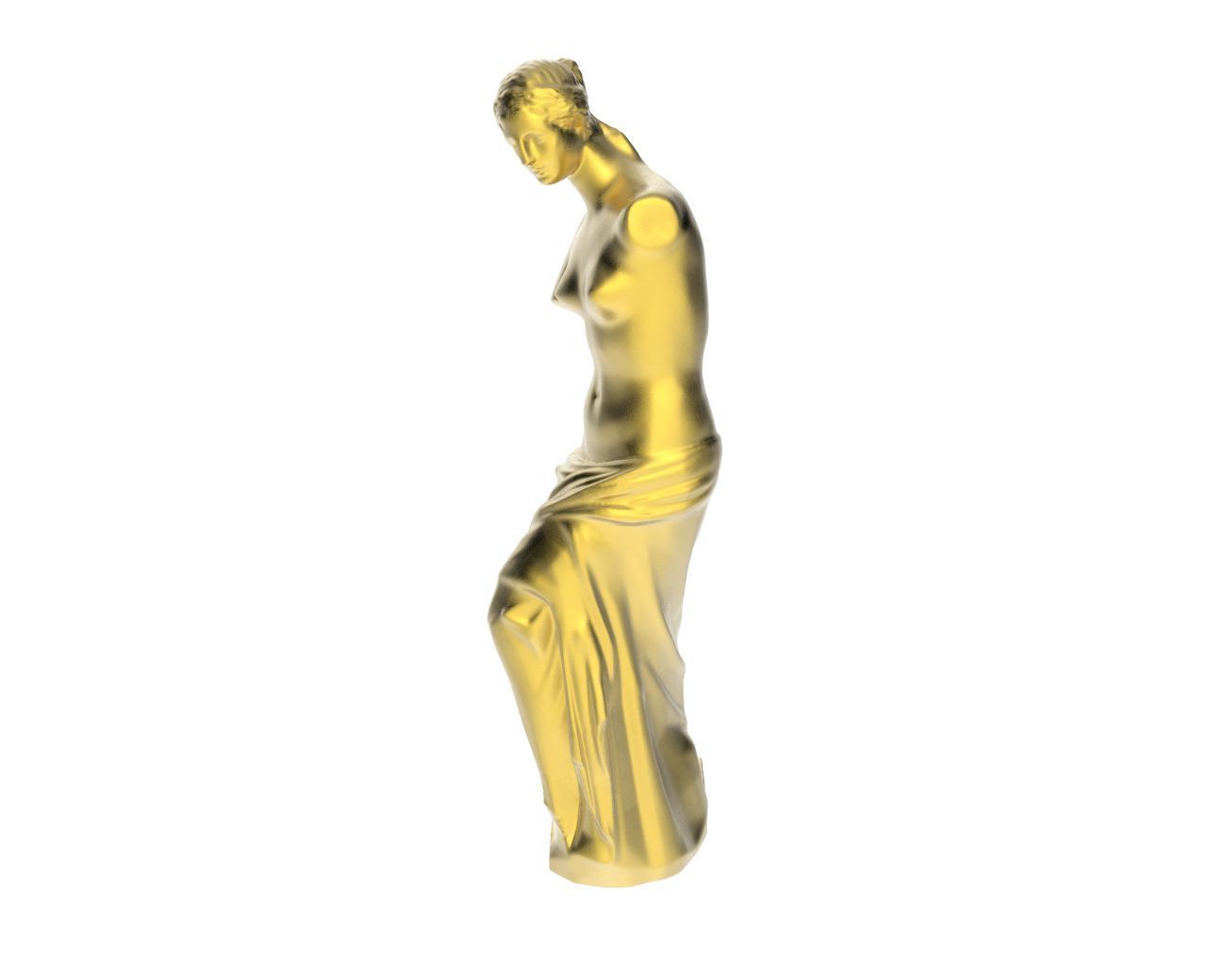 Scanned Venus de Milo Statue 3D print model_1
