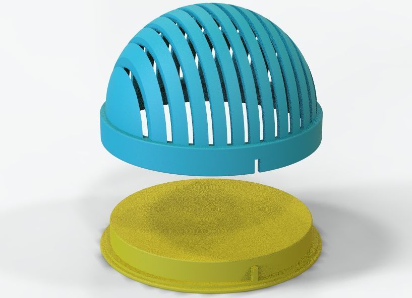 Potato Slicer Guide 3D print model_2