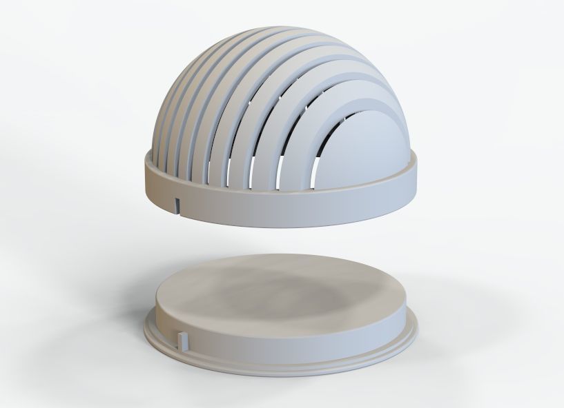 Potato Slicer Guide 3D print model_3