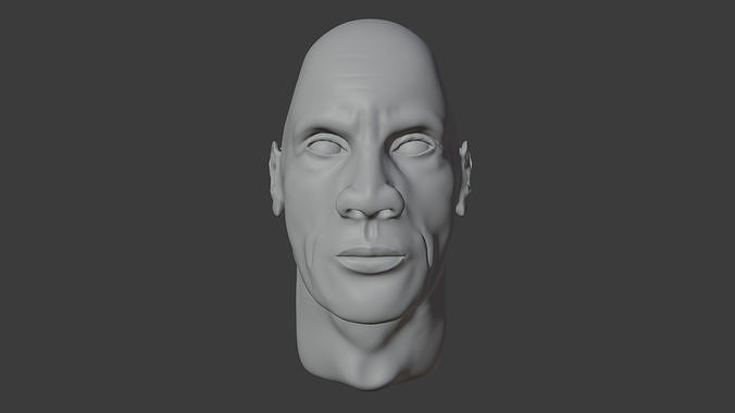 Dwayne johnson 3D model