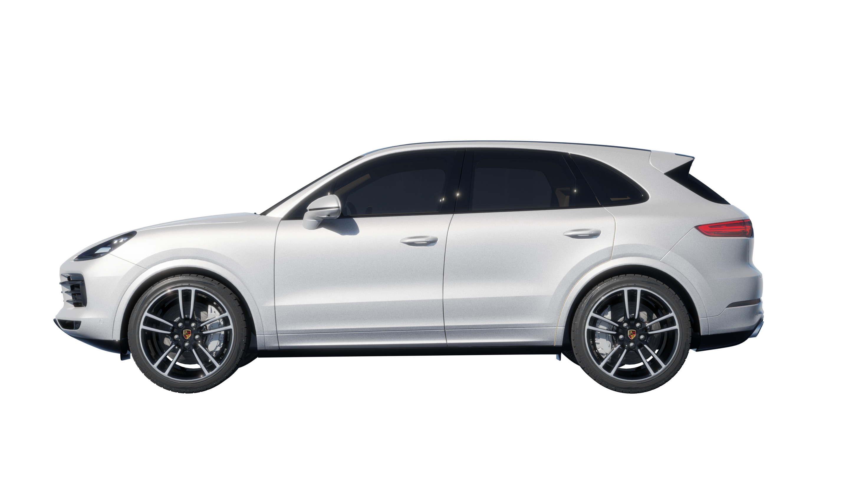Car Rigged - Porsche Cayenne 3D model_6