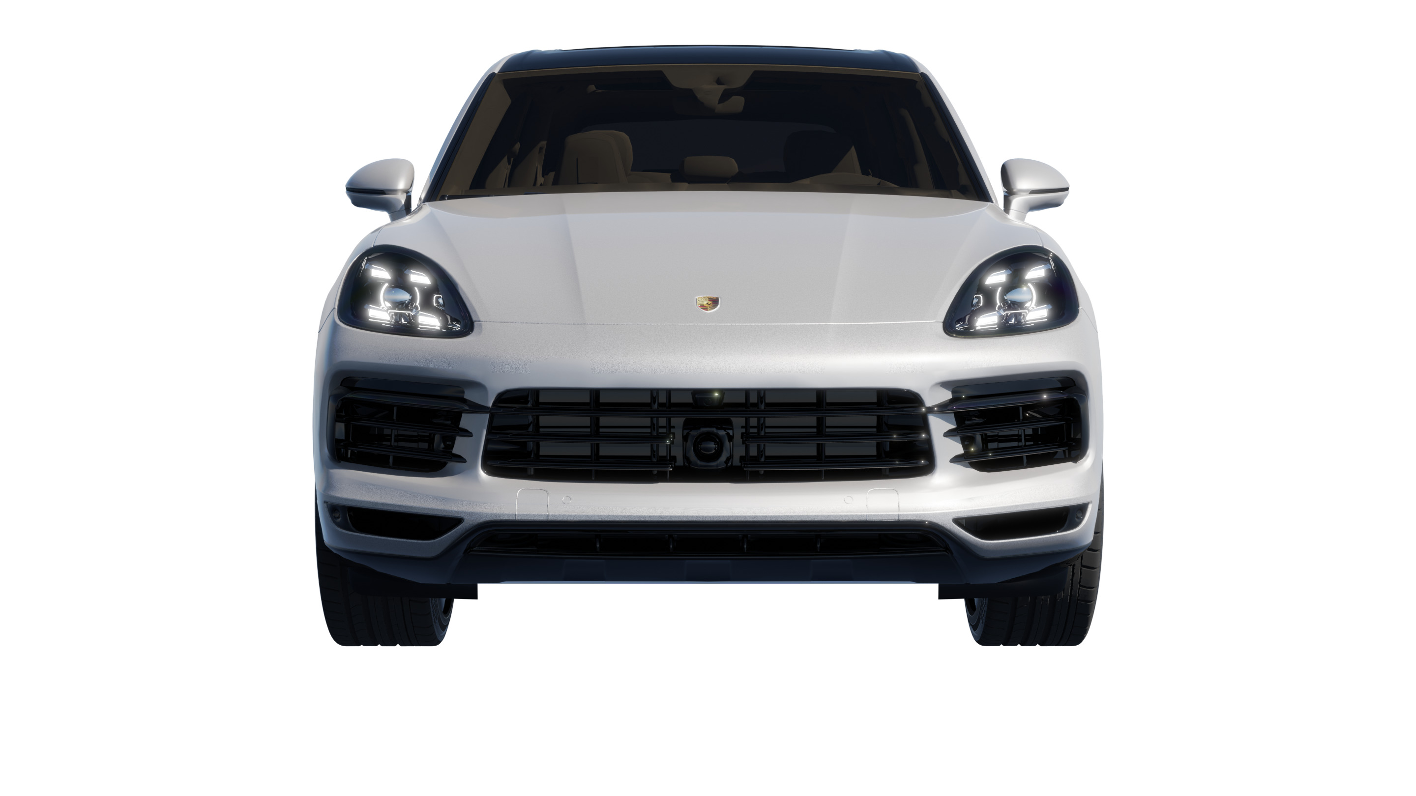 Car Rigged - Porsche Cayenne 3D model_3