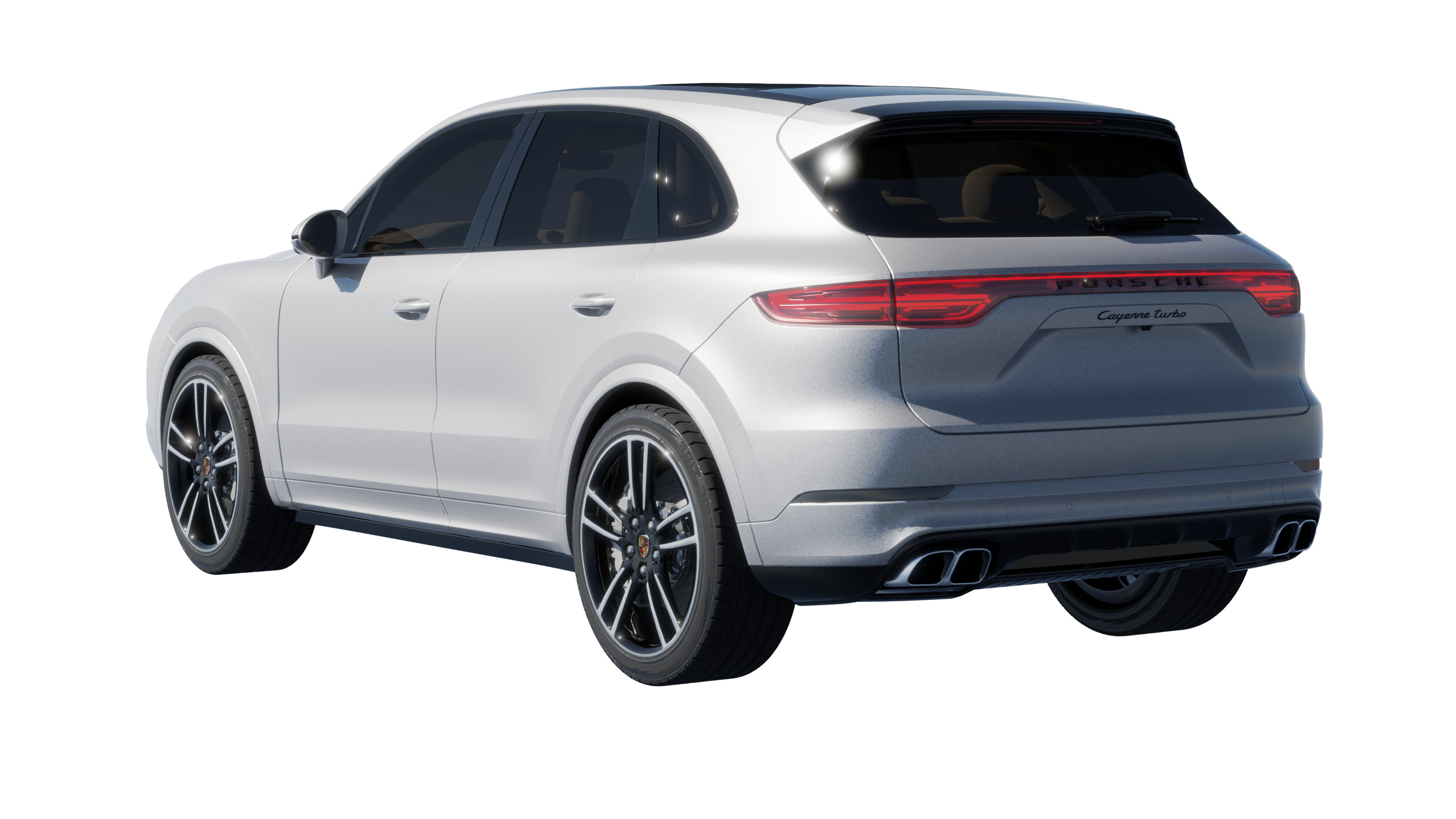 Car Rigged - Porsche Cayenne 3D model_2