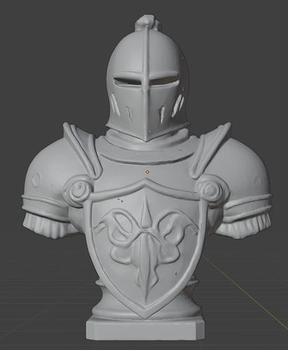 Knight Armor Bust 3D print model