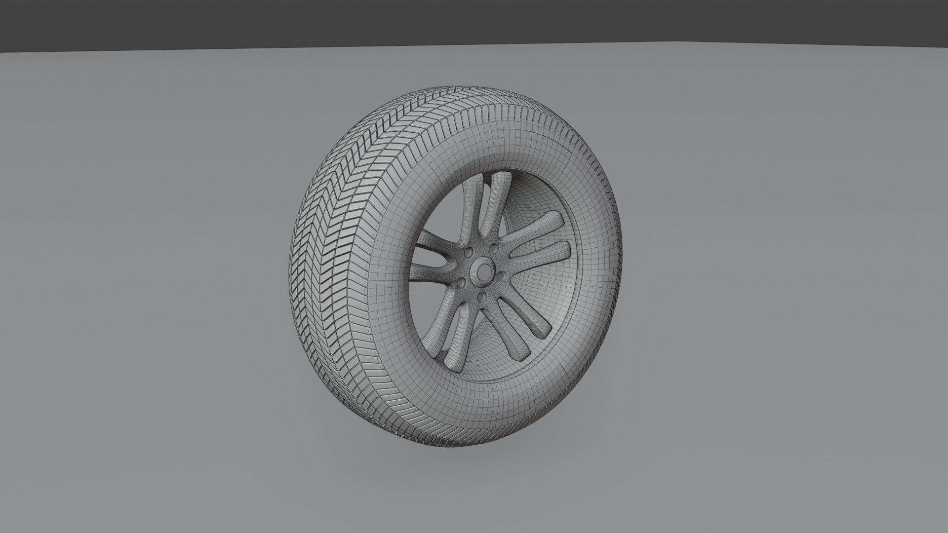 Car Tire 3D model_4