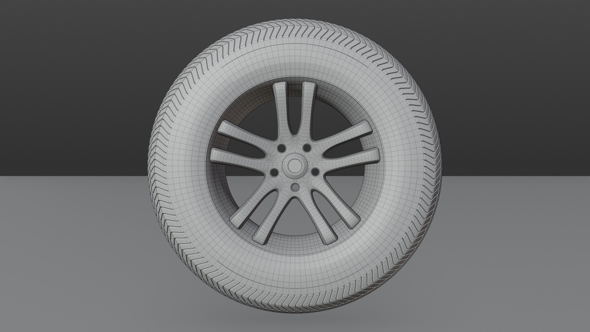 Car Tire 3D model_6