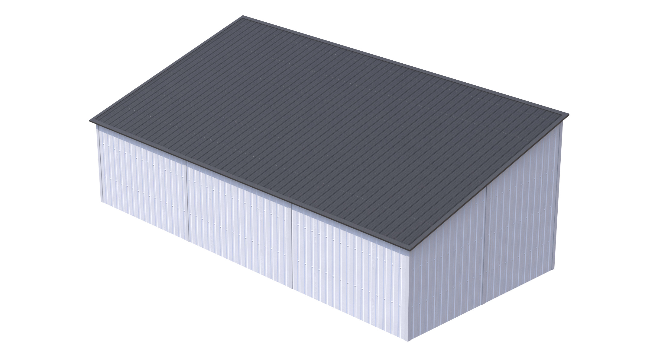 Silage Clamp 12 Low-poly 3D model_4